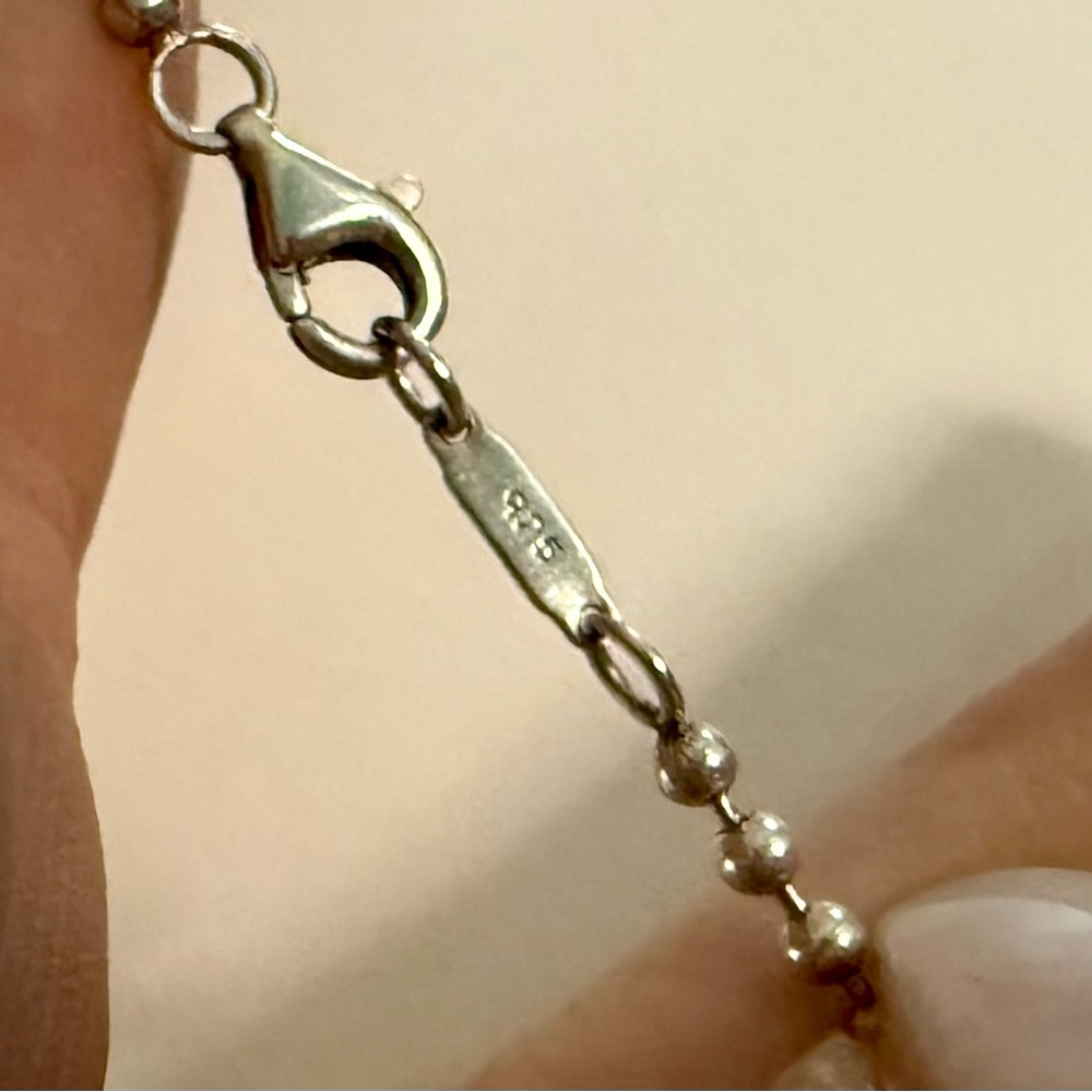 Tiffany & Co. Vintage Atlas Dog Tag Pendant in .925 Sterling Silver Necklace - Picture 12 of 12